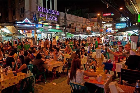 เที่ยวกรุงเทพ-ตลาดกลางคืน-ถนนข้าวสาร