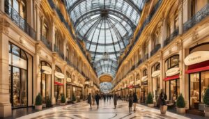 famous shopping mall in paris france